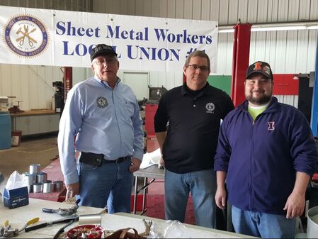 Picture of S.M.A.R.T. Local 1 Representatives at IVCC Construction Career Fair